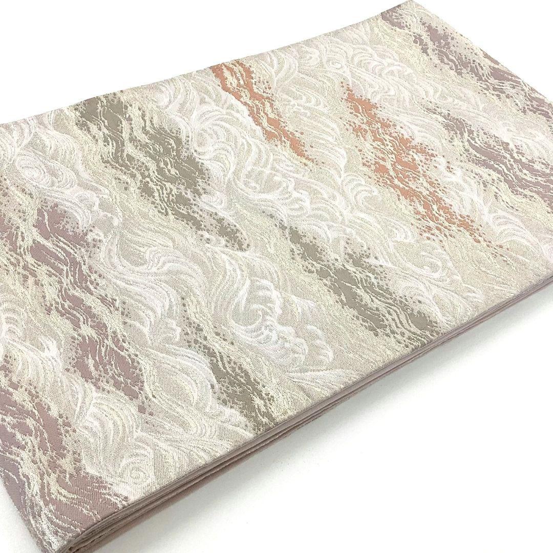 5258# Japanese Vintage Fukuro Obi Belt Kimono Fabric Silk Traditional