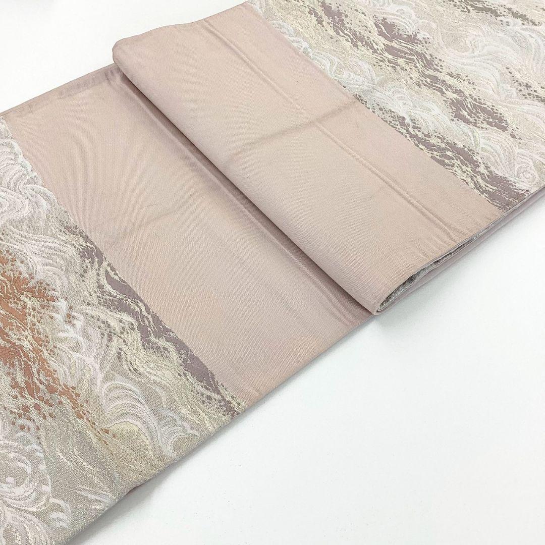 5258# Japanese Vintage Fukuro Obi Belt Kimono Fabric Silk Traditional