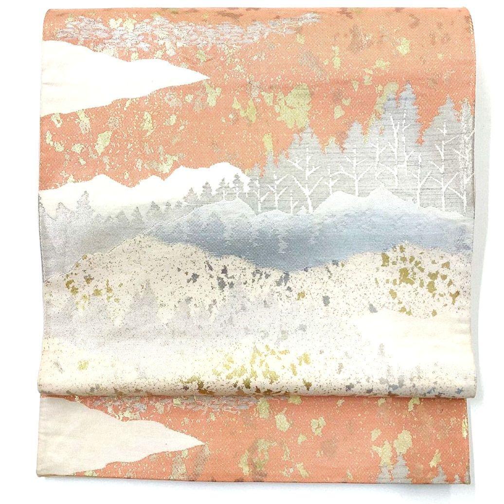 4971# Japanese Vintage Fukuro Obi Belt Kimono Fabric Silk Traditional