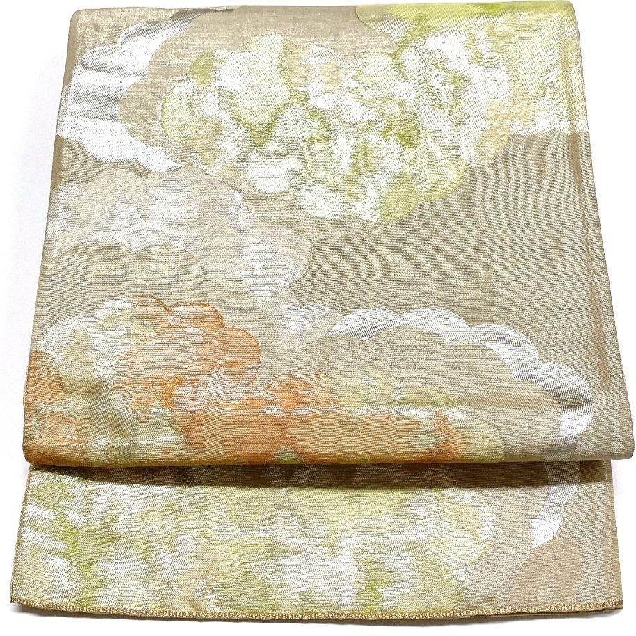 5323# Japanese Vintage Fukuro Obi Belt Kimono Fabric Silk Traditional Untailored