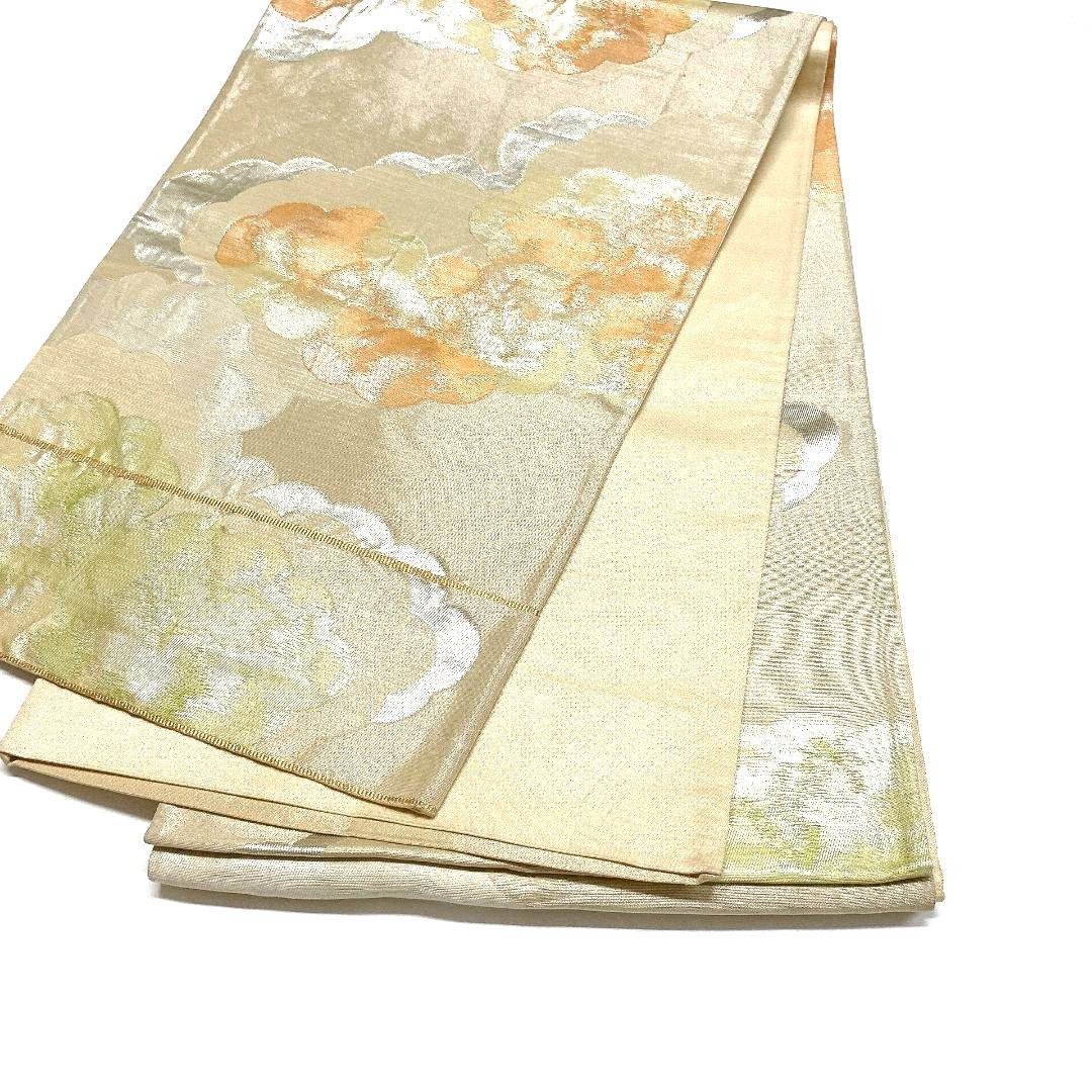 5323# Japanese Vintage Fukuro Obi Belt Kimono Fabric Silk Traditional Untailored