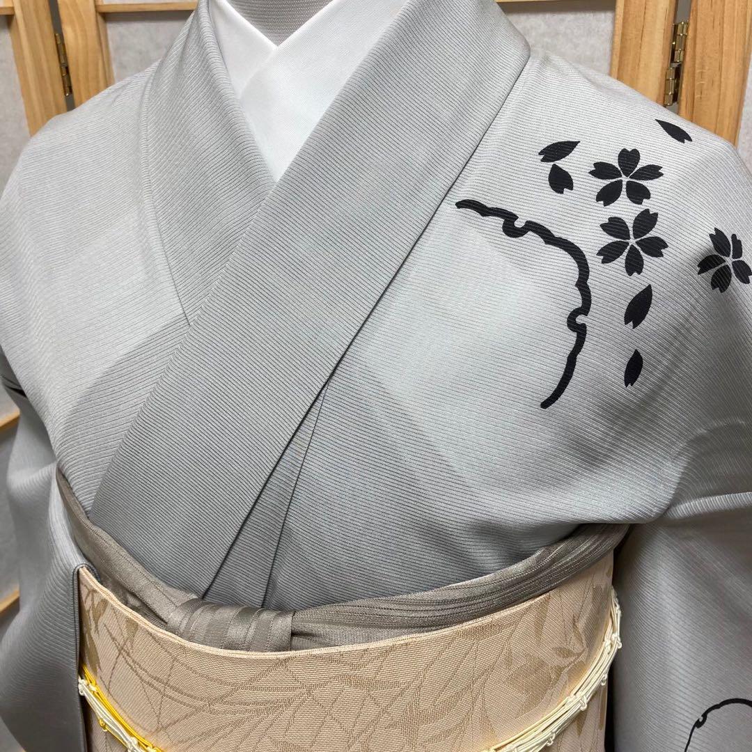 0314# Japanese Kimono only sold Vintage Womens Silk Fabric Robe Summer kimono