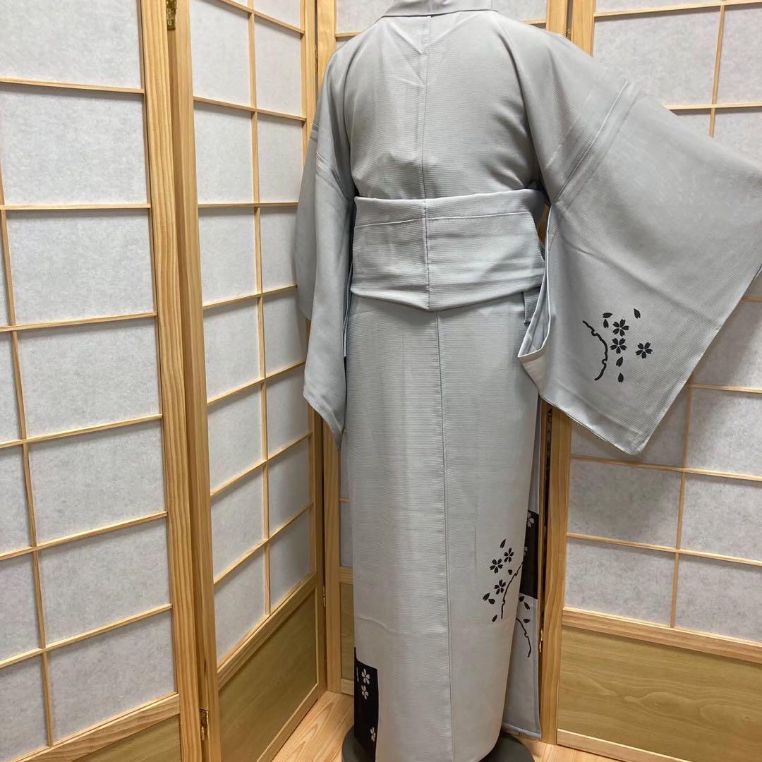 0314# Japanese Kimono only sold Vintage Womens Silk Fabric Robe Summer kimono