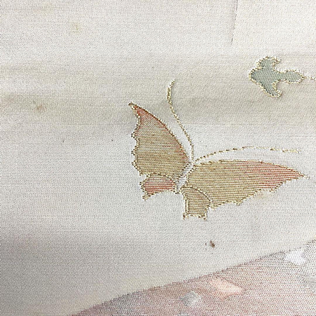 4916# Japanese Vintage Fukuro Obi Belt Kimono Fabric Silk Traditional