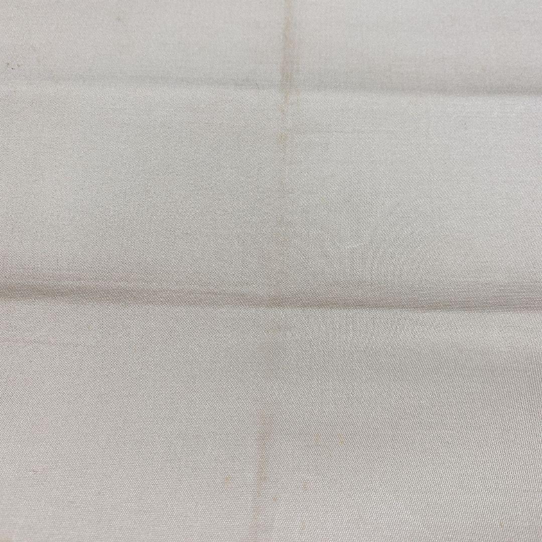 5063# Japanese Vintage Fukuro Obi Belt Kimono Fabric Silk Traditional Silver