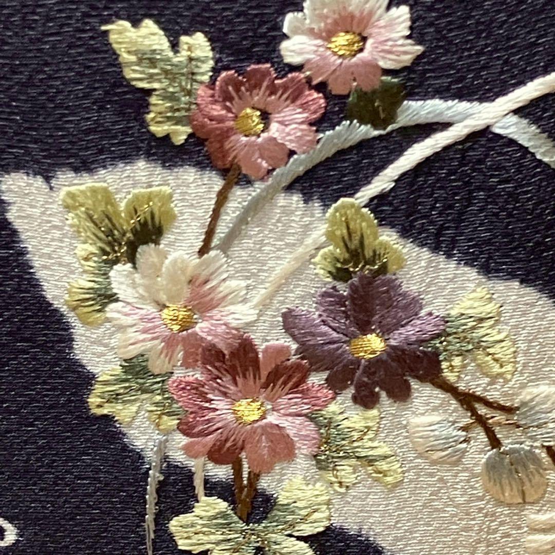 5481# Japanese Kimono Vintage Womens Silk Fabric Robe Kimono only sold Shibori