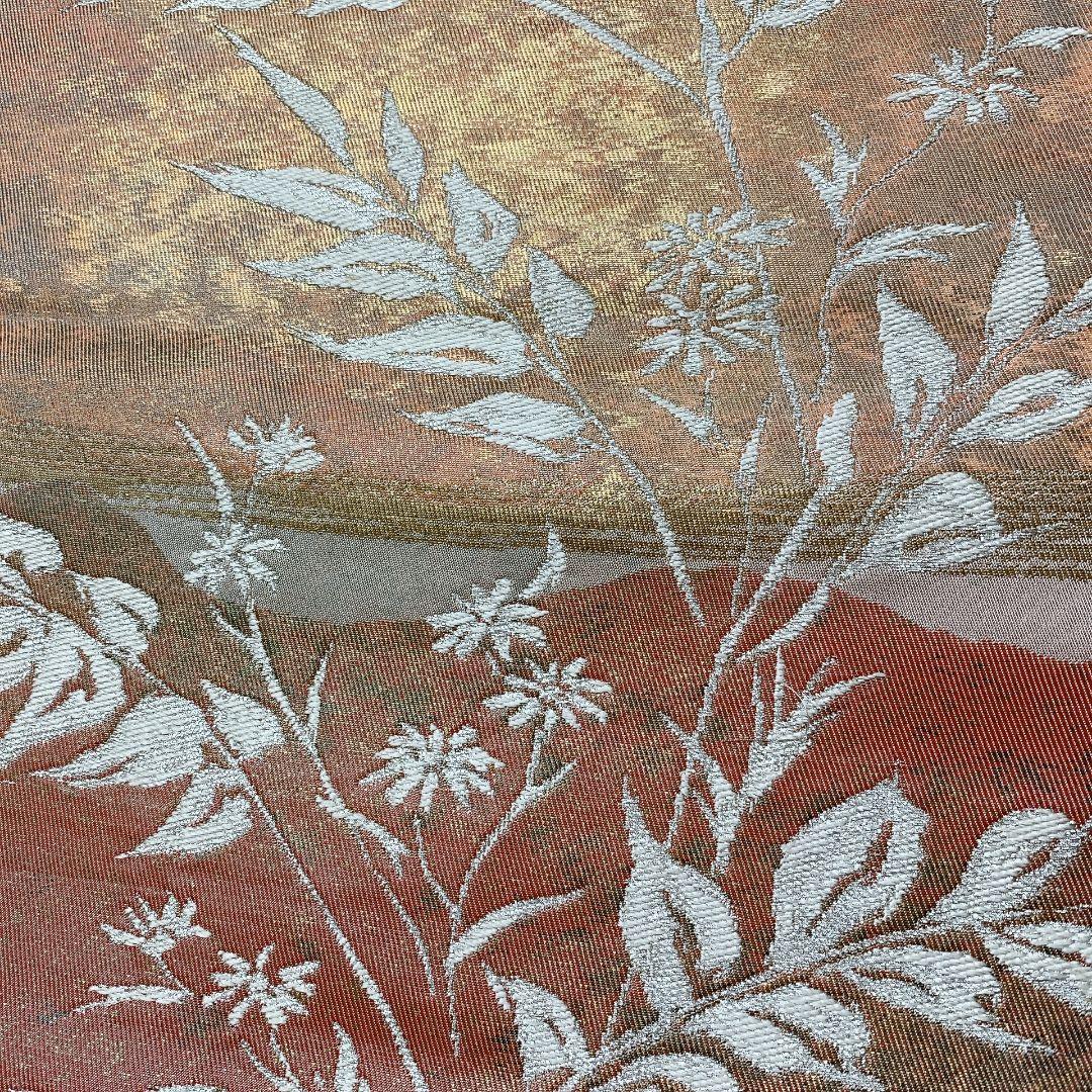 5365# Japanese Vintage Fukuro Obi Belt Kimono Fabric Silk Traditional