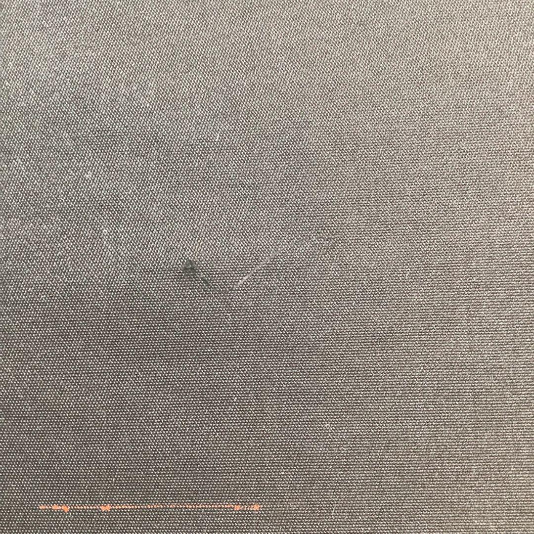 4972# Japanese Vintage Fukuro Obi Belt Kimono Fabric Silk Traditional Black