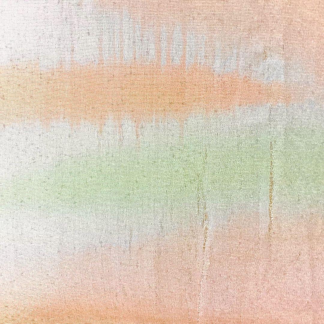 4923# Japanese Vintage Fukuro Obi Belt Kimono Fabric Silk Traditional Gold