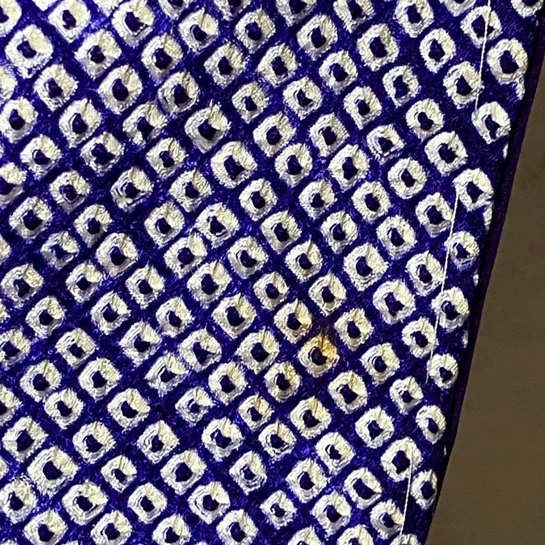 4884# Japanese Vintage Furisode Kimono Obi Obijime Obiage 4-Piece Set Silk Robe