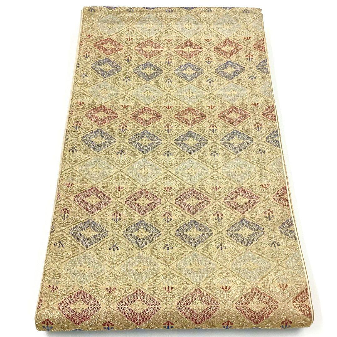 4940# Japanese Vintage Fukuro Obi Belt Kimono Fabric Silk Traditional Untailored