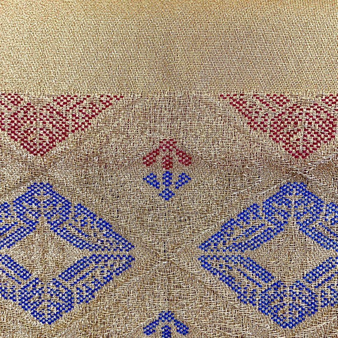 4940# Japanese Vintage Fukuro Obi Belt Kimono Fabric Silk Traditional Untailored