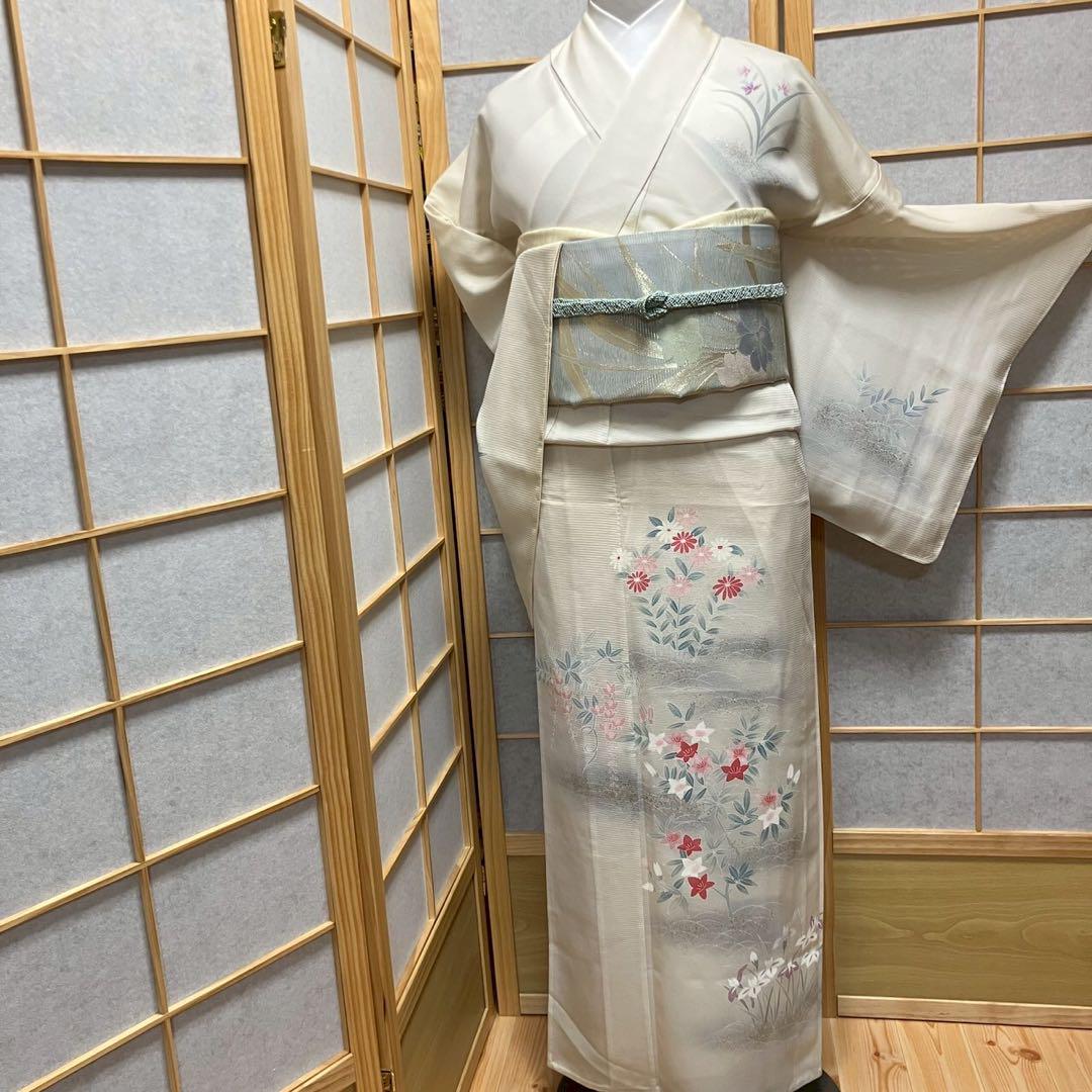 5441# Japanese Kimono only sold Vintage Womens Silk Fabric Robe Summer kimono