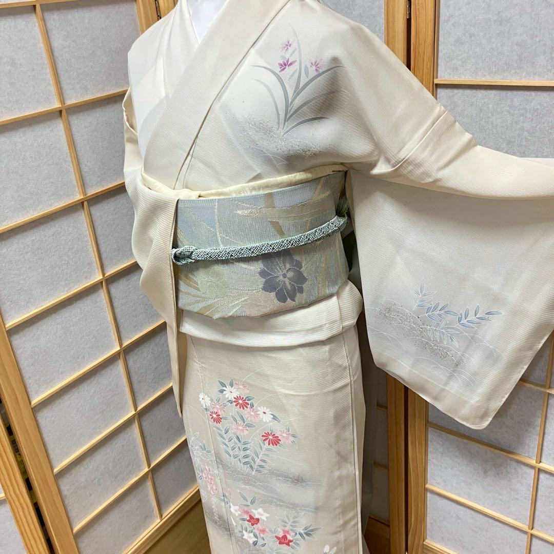 5441# Japanese Kimono only sold Vintage Womens Silk Fabric Robe Summer kimono