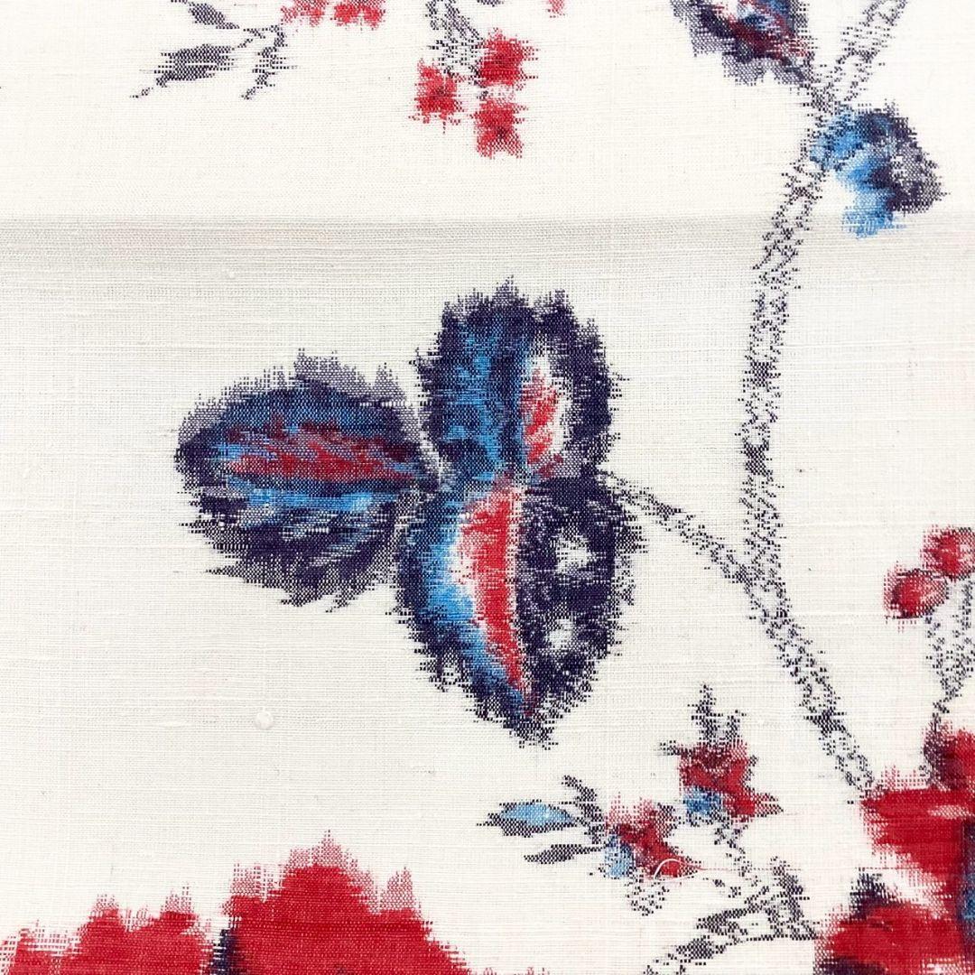 4975# Japanese Vintage Fukuro Obi Belt Kimono Pongee Fabric Silk Traditional 　