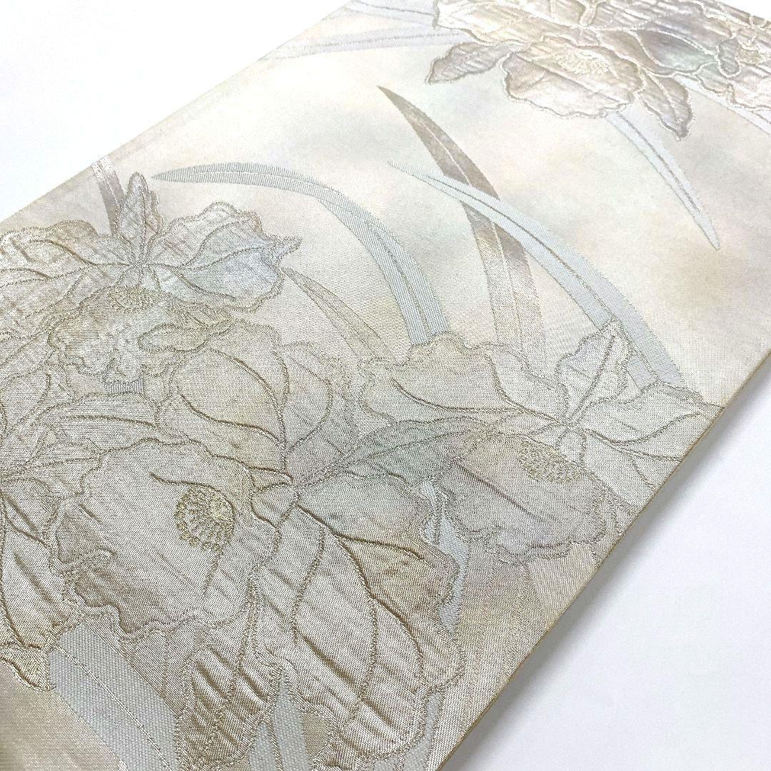 5094# Japanese Vintage Fukuro Obi Belt Kimono Fabric Silk Traditional