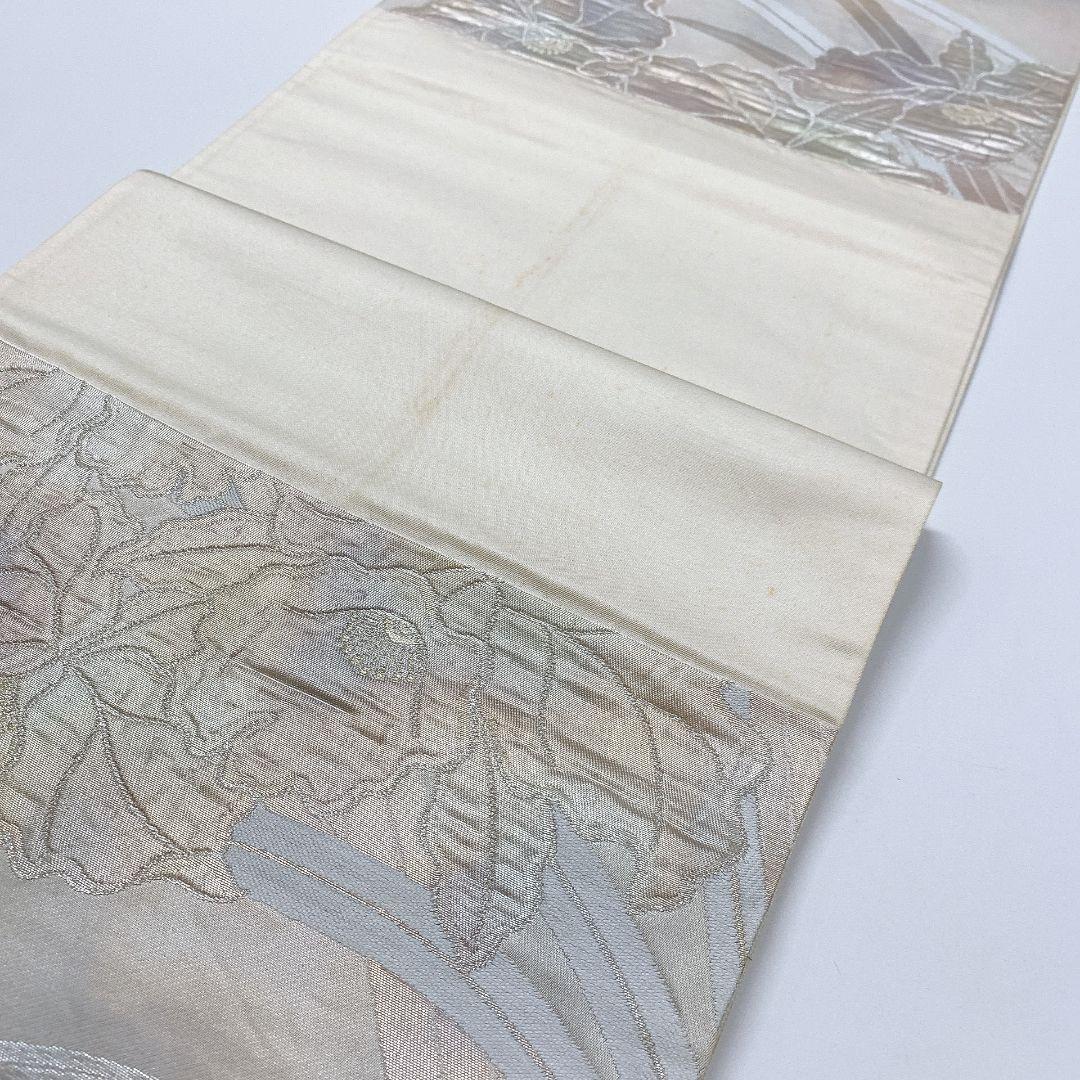 5094# Japanese Vintage Fukuro Obi Belt Kimono Fabric Silk Traditional