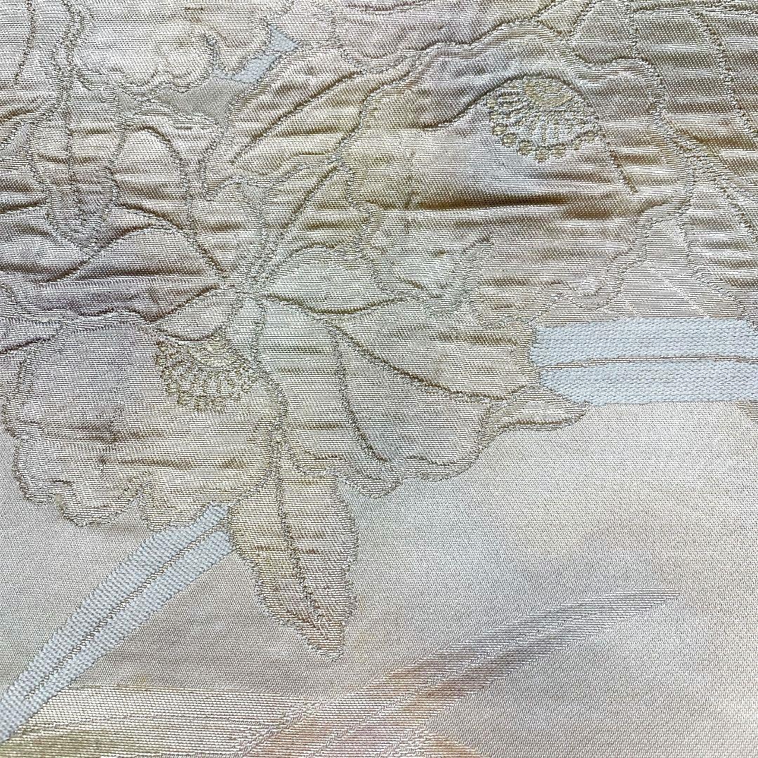 5094# Japanese Vintage Fukuro Obi Belt Kimono Fabric Silk Traditional