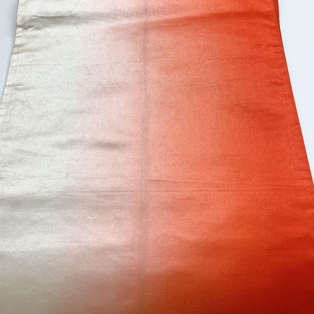 5086# Japanese Vintage Fukuro Obi Belt Kimono Fabric Silk Traditional 　