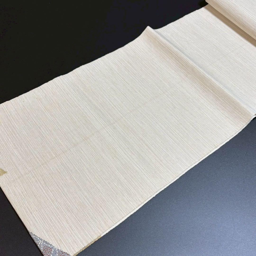 6162# Japanese Vintage Nagoya Obi Belt Kimono Pongee Fabric Silk Traditional