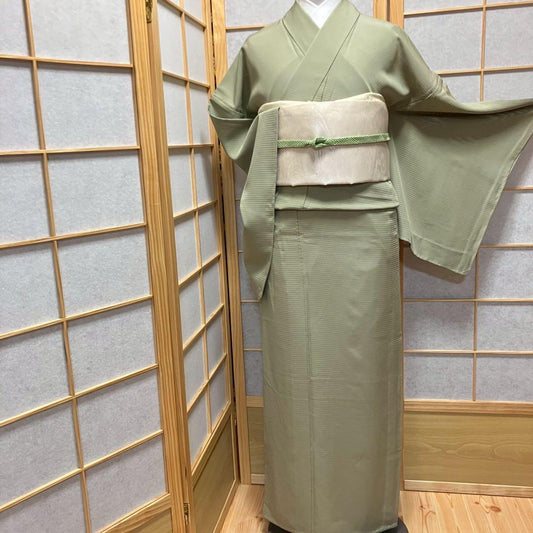 5443# Japanese Kimono only sold Vintage Womens Silk Fabric Robe Summer kimono