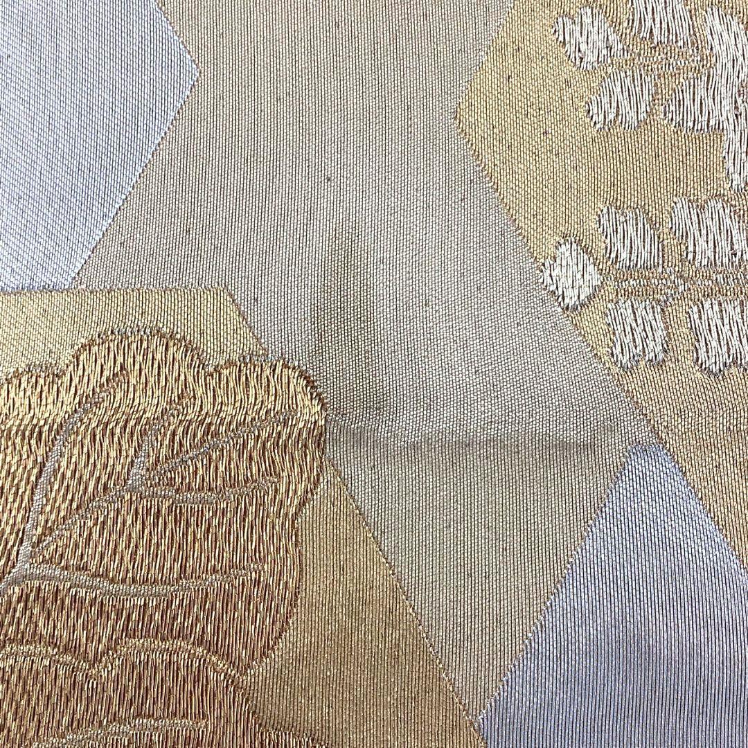 4932# Japanese Vintage Fukuro Obi Belt Kimono Fabric Silk Traditional