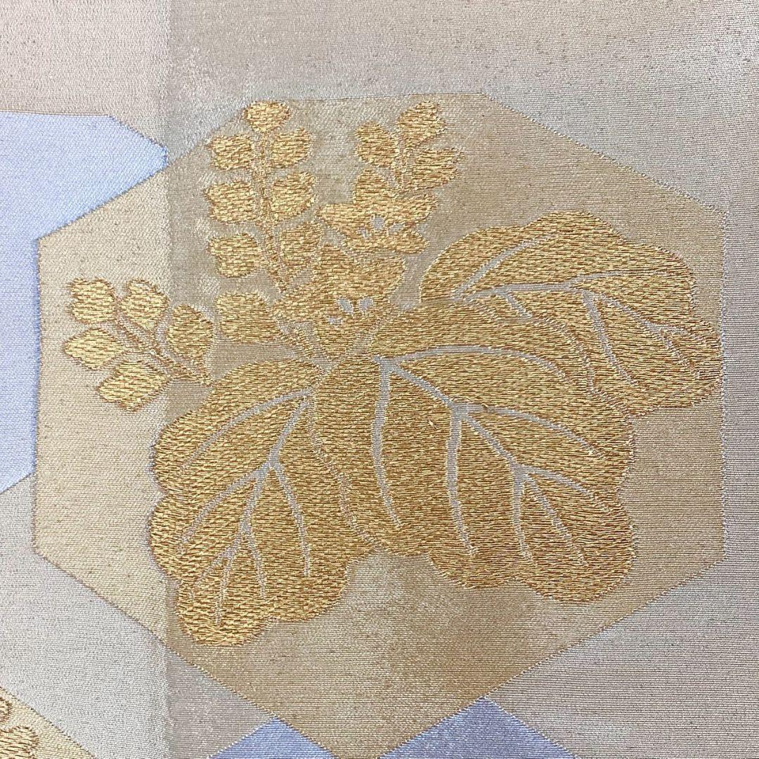 4932# Japanese Vintage Fukuro Obi Belt Kimono Fabric Silk Traditional