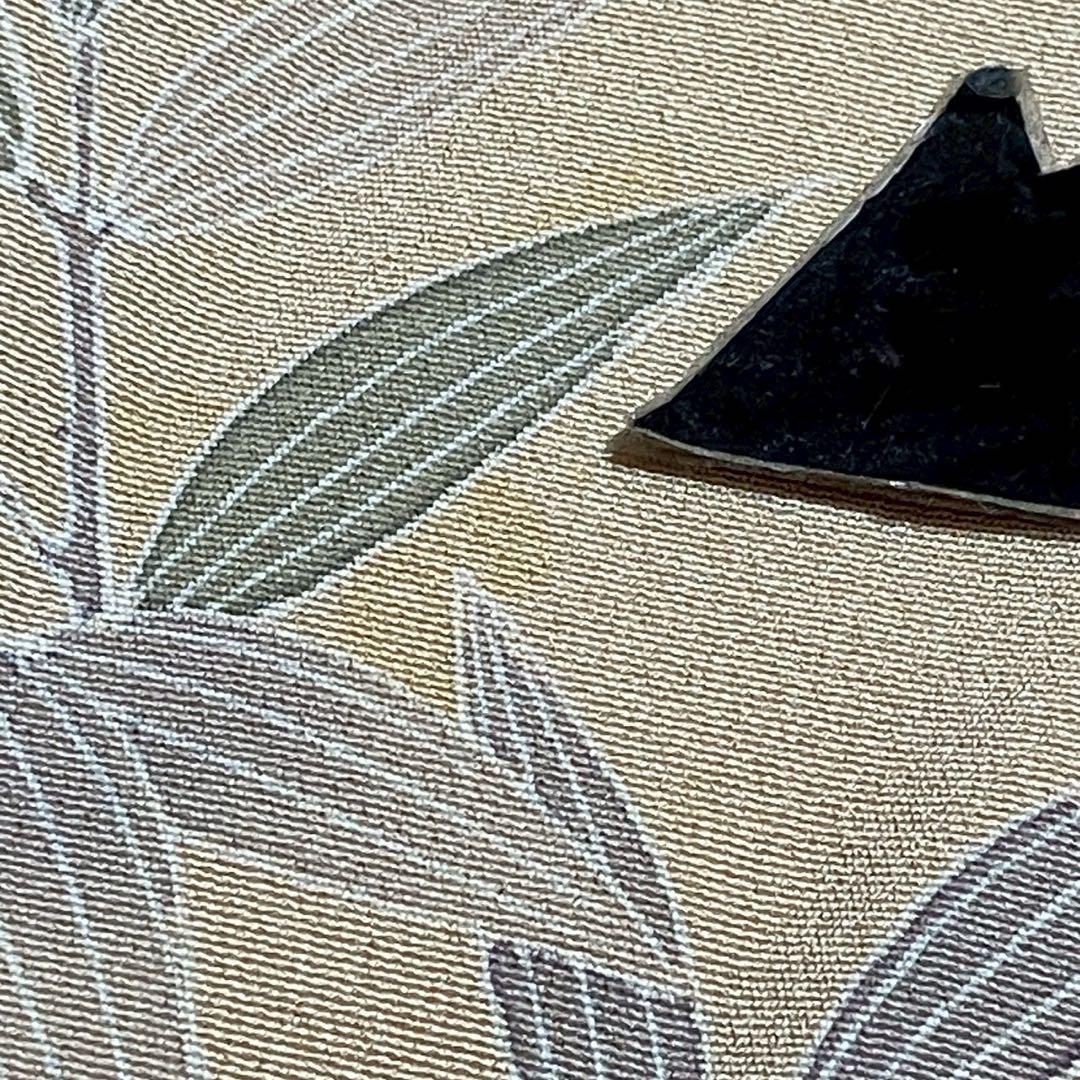 4417# Japanese Kimono Vintage Womens Silk Fabric Robe Kimono only sold