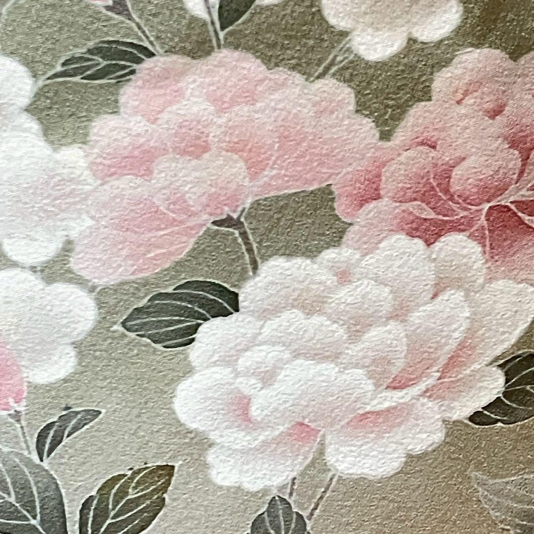 4417# Japanese Kimono Vintage Womens Silk Fabric Robe Kimono only sold