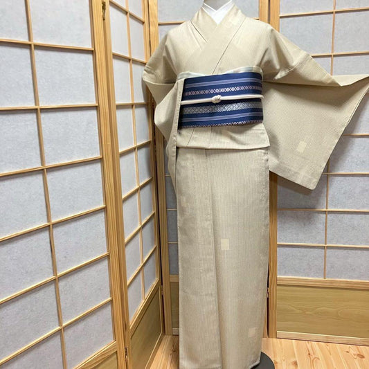 4410# Japanese Kimono only sold Vintage Womens Silk Fabric Robe Unlined kimono