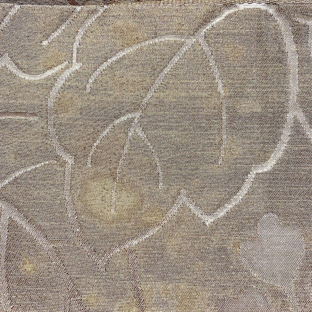 5115# Japanese Vintage Fukuro Obi Belt Kimono Fabric Silk Traditional Gold