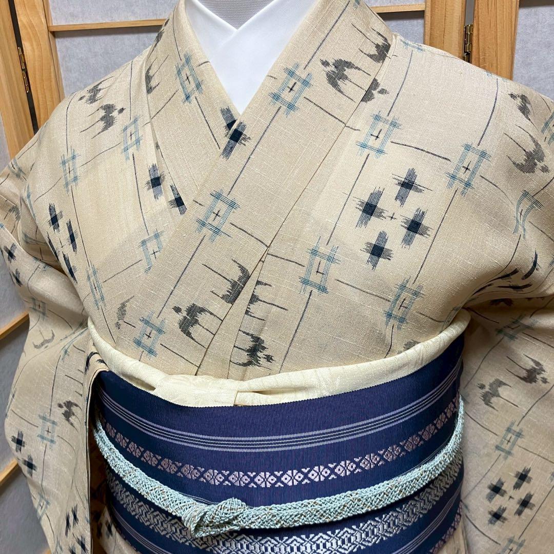 5476# Japanese Kimono only sold Vintage Womens Silk Fabric Robe Summer kimono