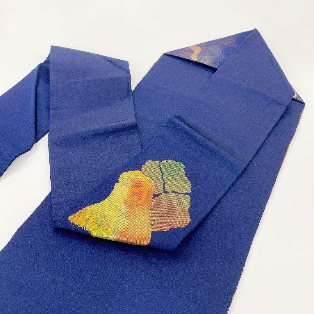 5534# Japanese Vintage Nagoya Obi Belt Kimono Fabric Silk Traditional