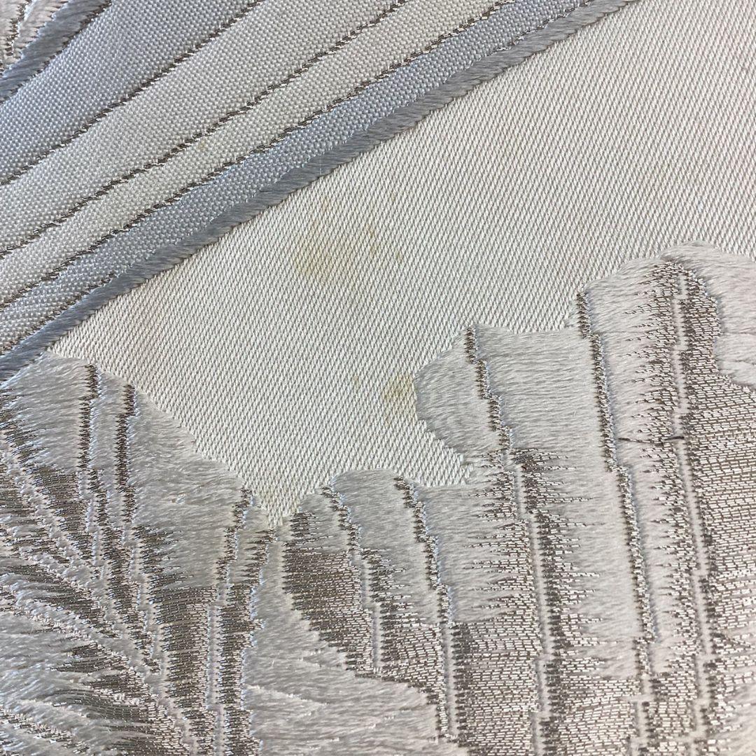 5248# Japanese Vintage Fukuro Obi Belt Kimono Fabric Silk Traditional Embroidery　
