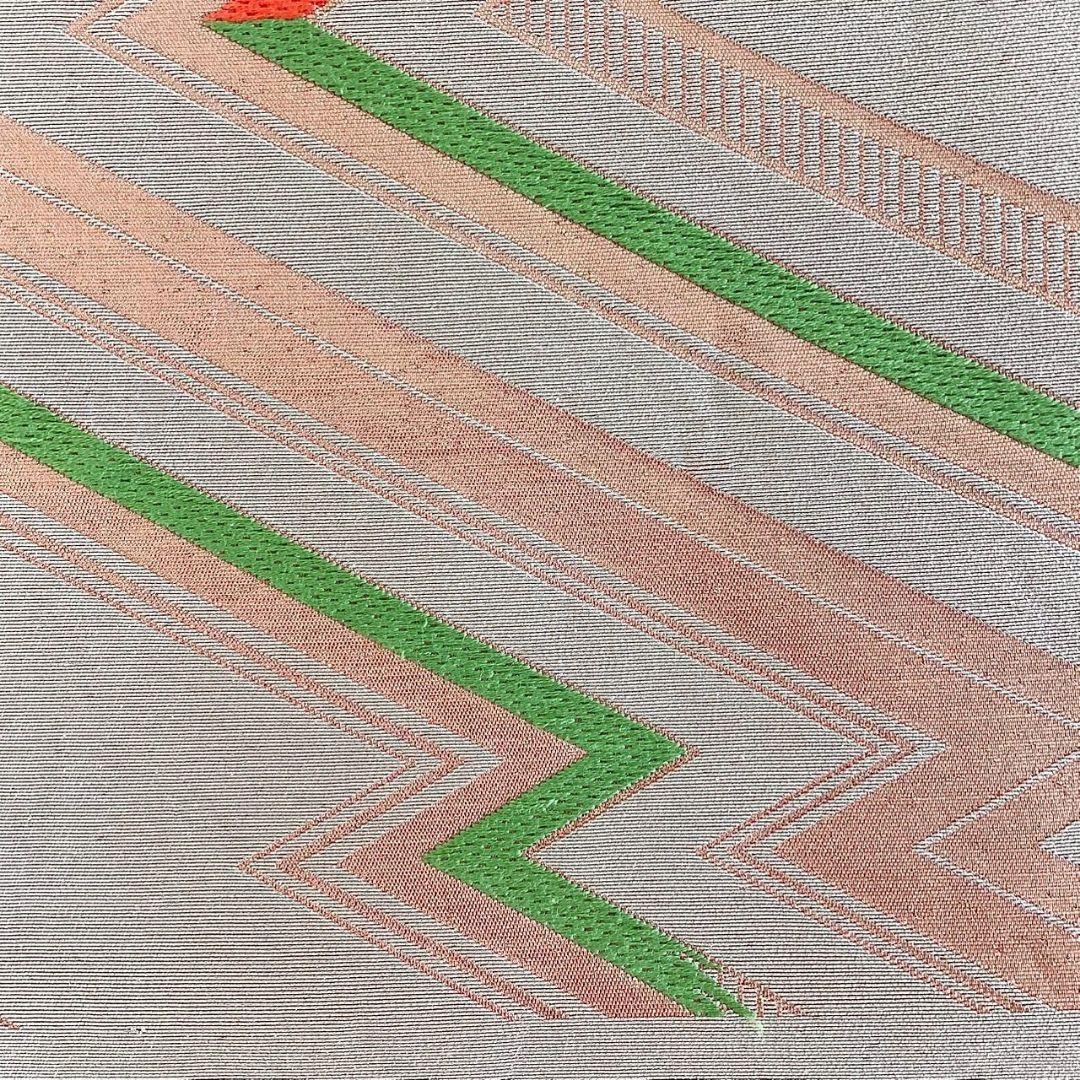 5289# Japanese Vintage Fukuro Obi Belt Kimono Fabric Silk Traditional