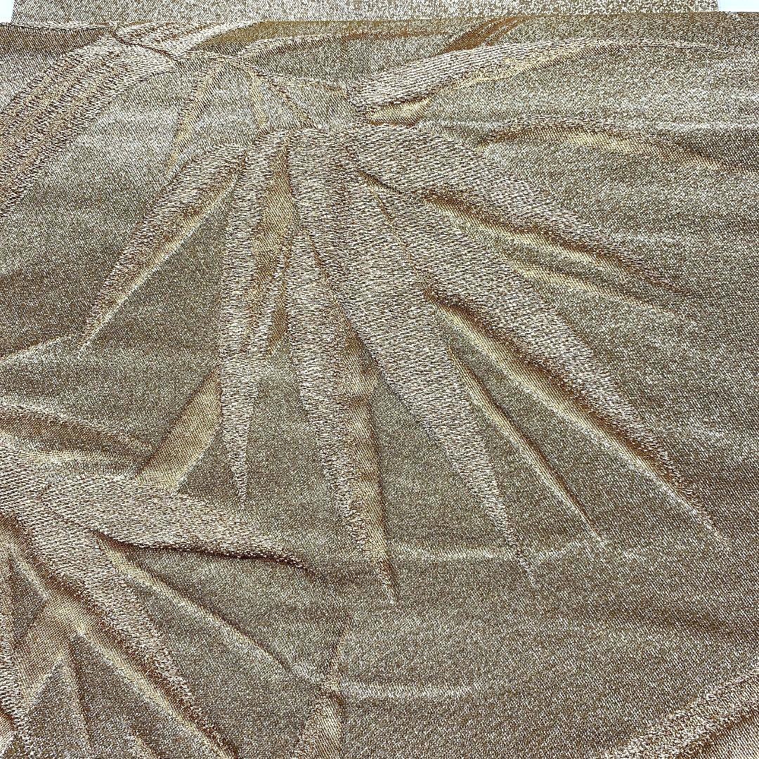 5050# Japanese Vintage Fukuro Obi Belt Kimono Fabric Silk Traditional 　