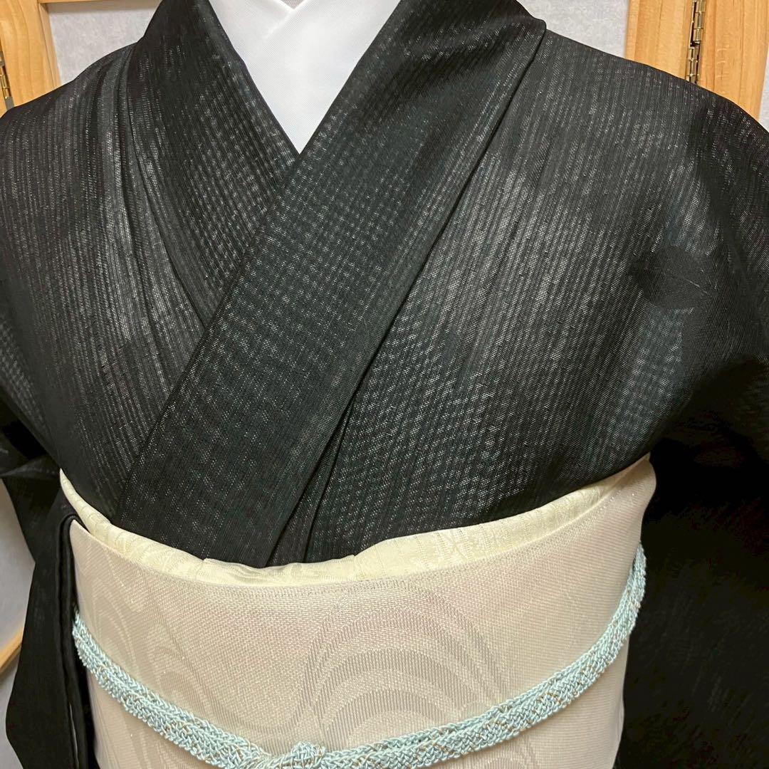 5478# Japanese Kimono only sold Vintage Womens Silk Fabric Robe Summer kimono