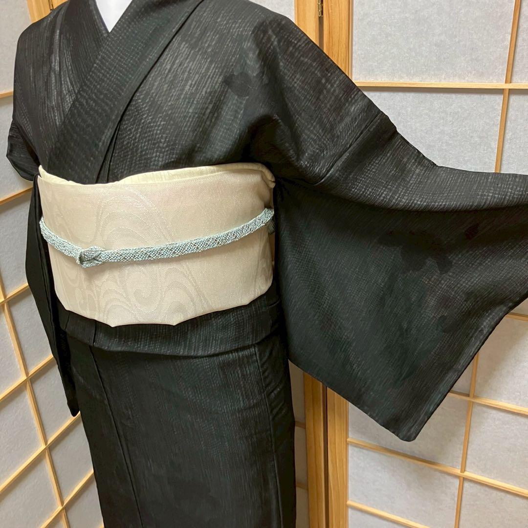 5478# Japanese Kimono only sold Vintage Womens Silk Fabric Robe Summer kimono