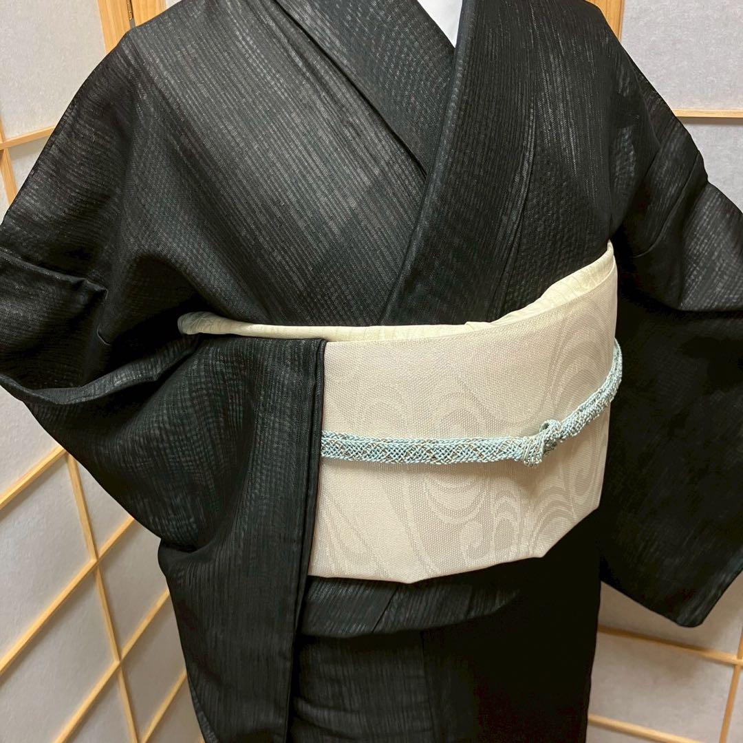 5478# Japanese Kimono only sold Vintage Womens Silk Fabric Robe Summer kimono