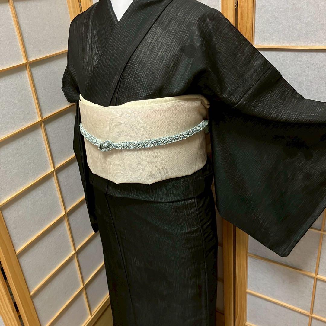 5478# Japanese Kimono only sold Vintage Womens Silk Fabric Robe Summer kimono