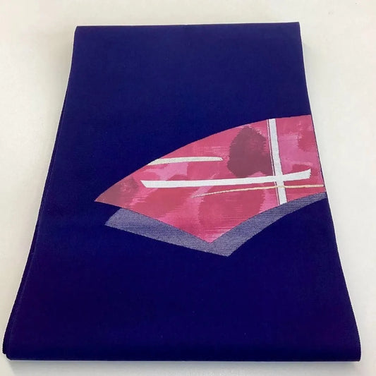 5704# Japanese Vintage Nagoya Obi Belt Kimono Fabric Silk Traditional