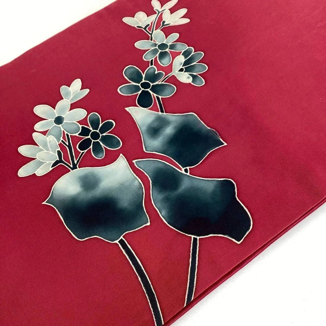 5698# Japanese Vintage Nagoya Obi Belt Kimono Fabric Silk Traditional