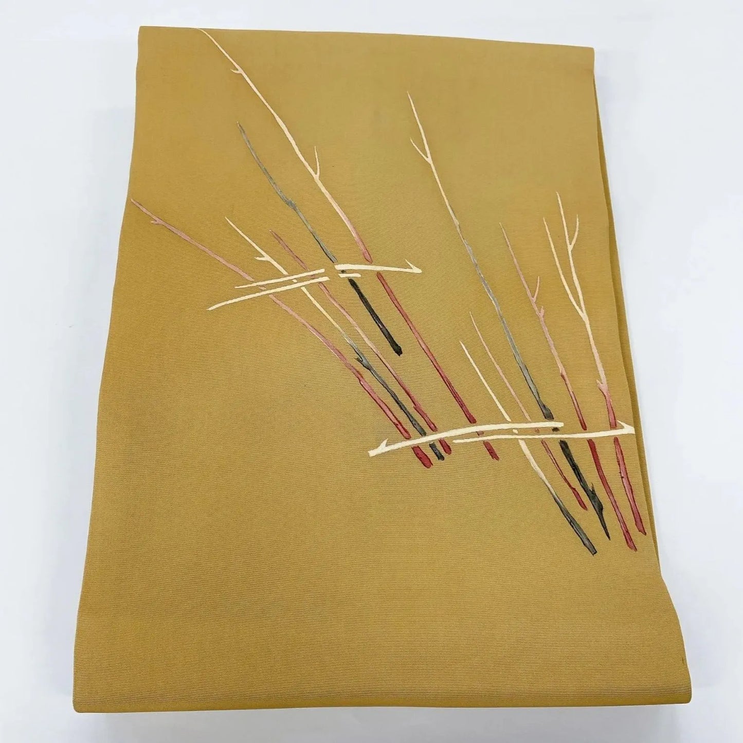 5622# Japanese Vintage Nagoya Obi Belt Kimono Fabric Silk Traditional