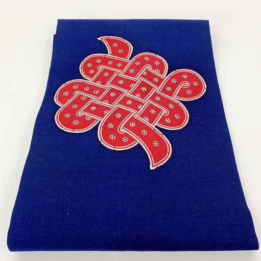 5595# Japanese Vintage Nagoya Obi Belt Kimono Pongee Fabric Silk Traditional